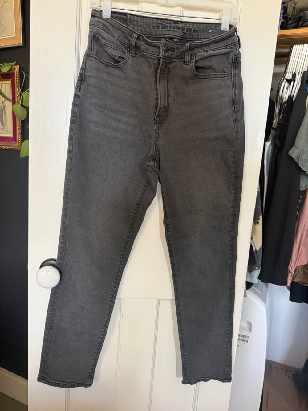 AE Classic Skinny Charcoal Jeans